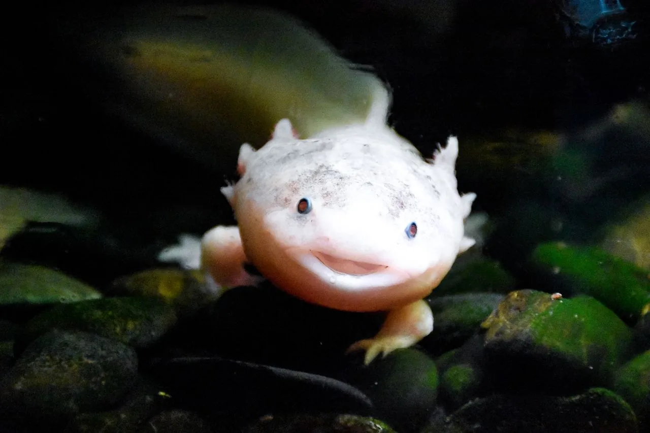 Ajolote mexicano (Ambystoma mexicanum)